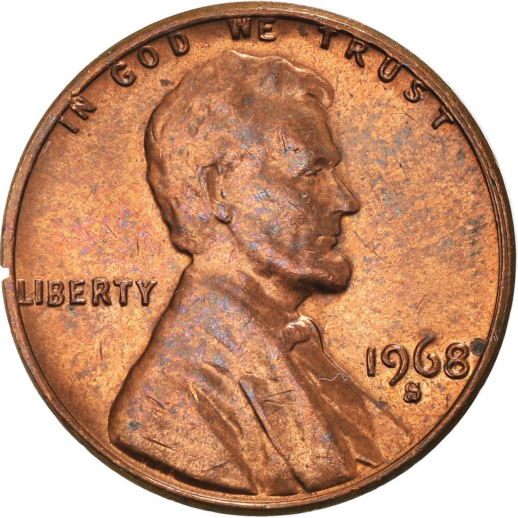 United States | American 1 Cent Coin | Abraham Lincoln | KM201 | 1959 - 1982