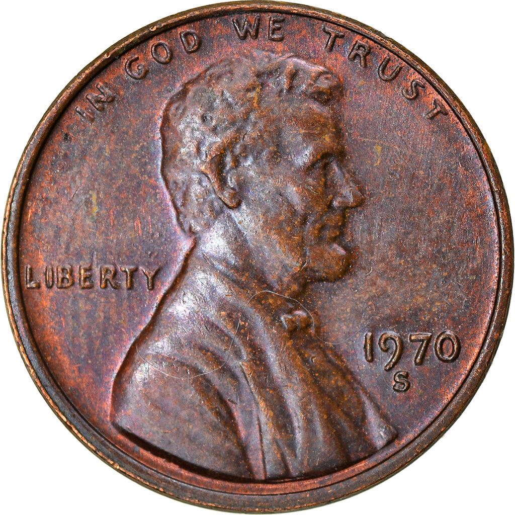 United States | American 1 Cent Coin | Abraham Lincoln | KM201 | 1959 - 1982