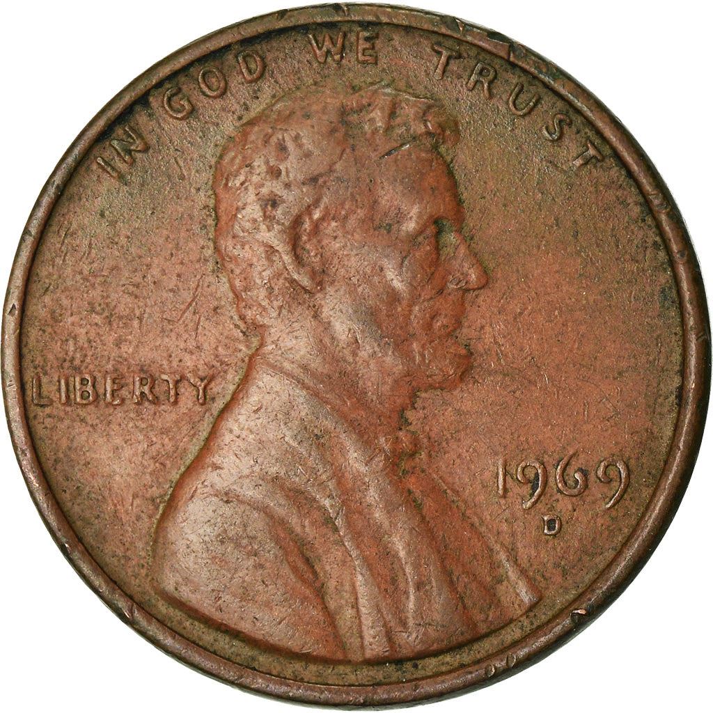 United States | American 1 Cent Coin | Abraham Lincoln | KM201 | 1959 - 1982