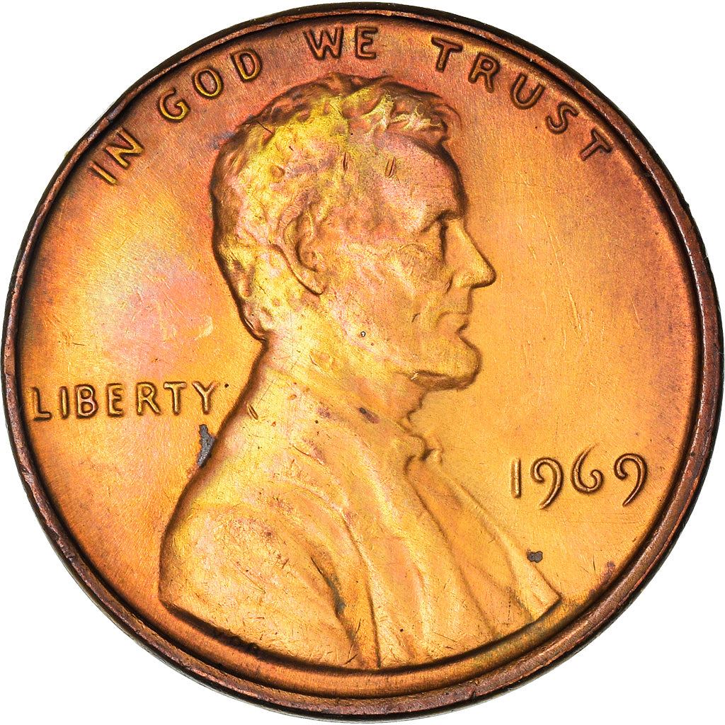 United States | American 1 Cent Coin | Abraham Lincoln | KM201 | 1959 - 1982