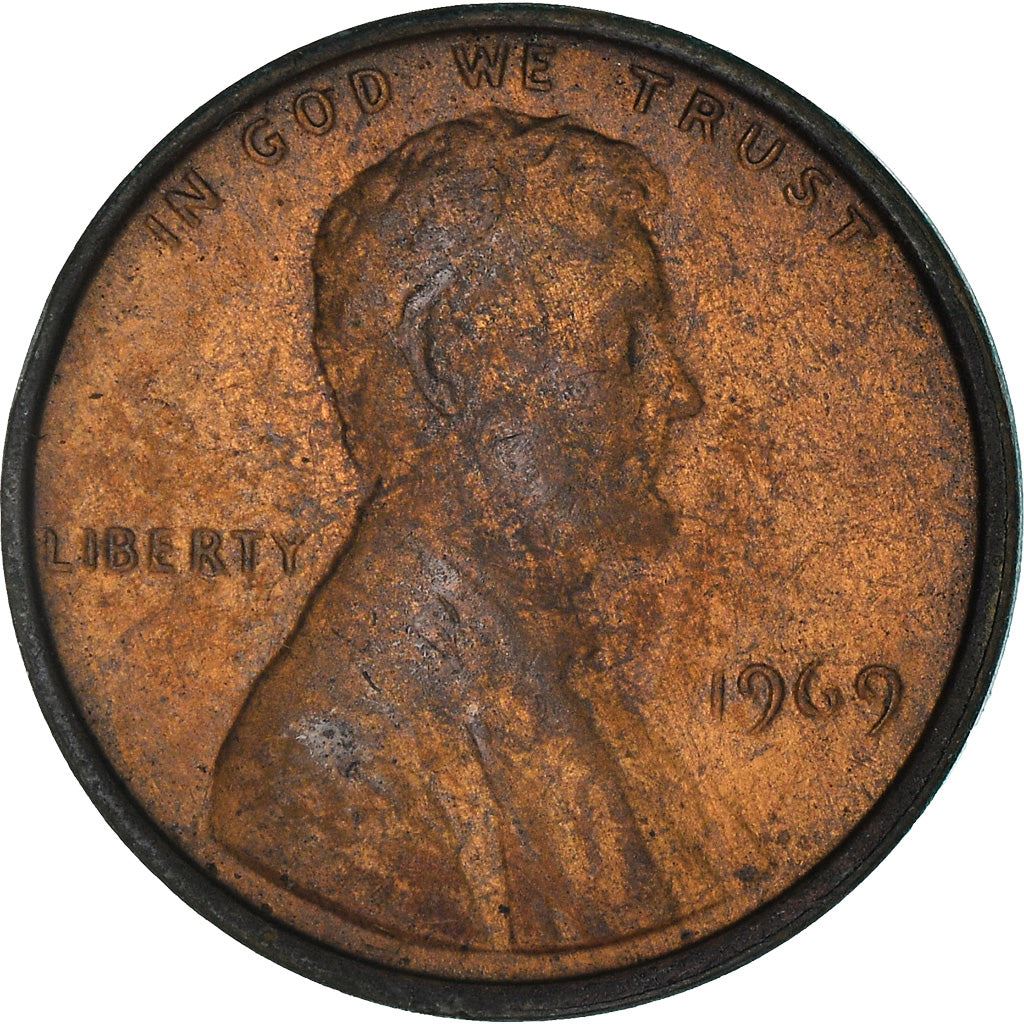 United States | American 1 Cent Coin | Abraham Lincoln | KM201 | 1959 - 1982