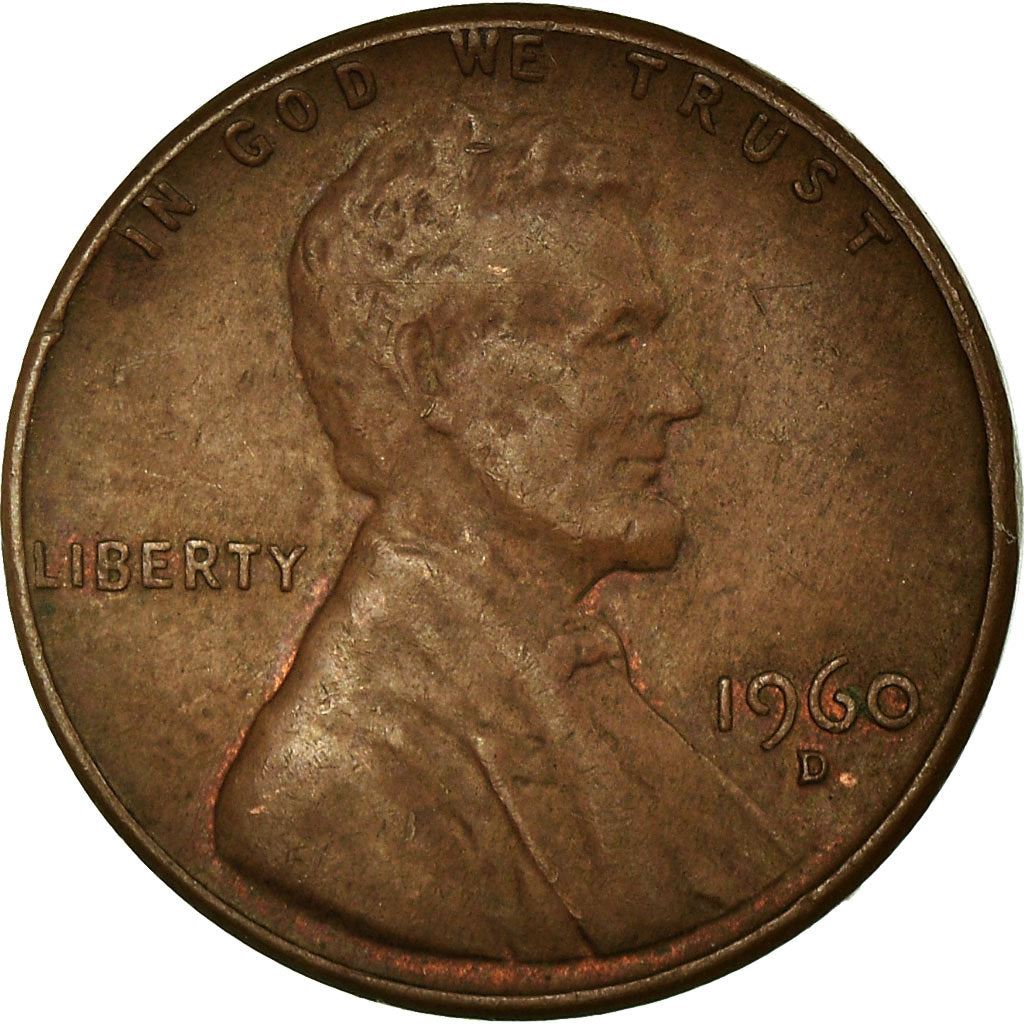 United States | American 1 Cent Coin | Abraham Lincoln | KM201 | 1959 - 1982