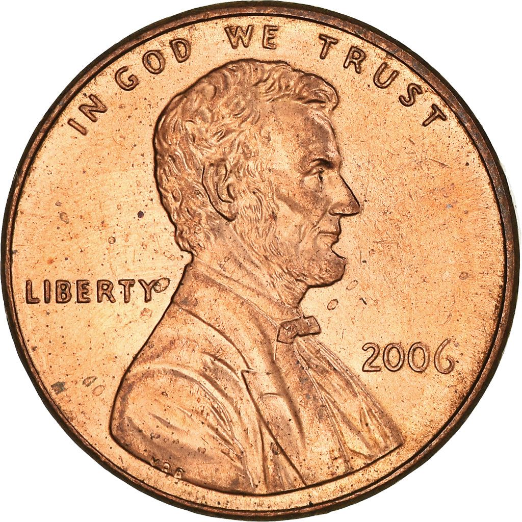 United States | American 1 Cent Coin | Lincoln Memorial | KM201b | 1983 - 2008