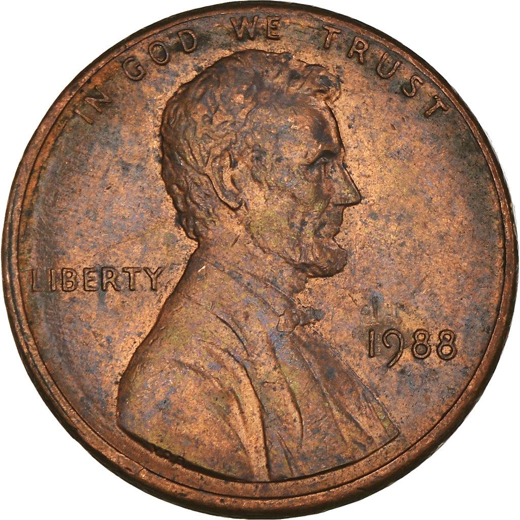 United States | American 1 Cent Coin | Lincoln Memorial | KM201b | 1983 - 2008