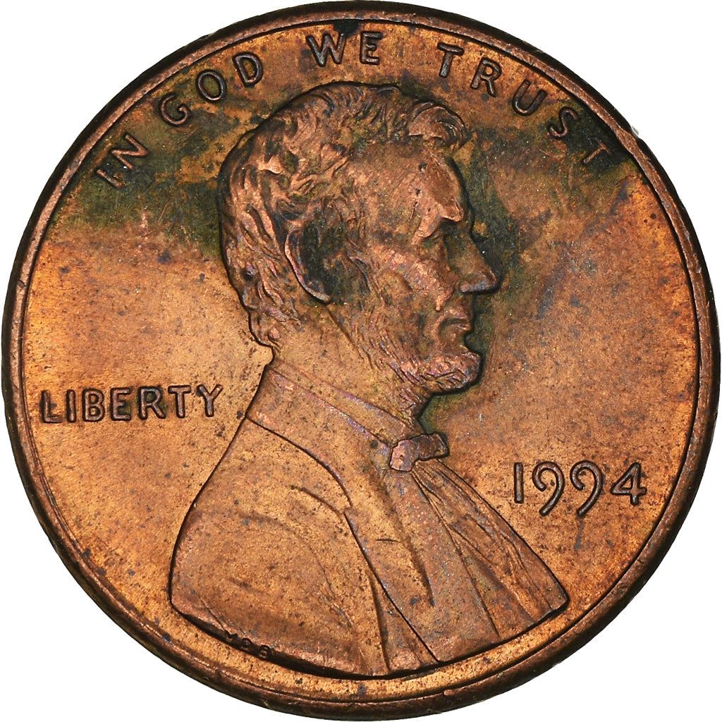 United States | American 1 Cent Coin | Lincoln Memorial | KM201b | 1983 - 2008