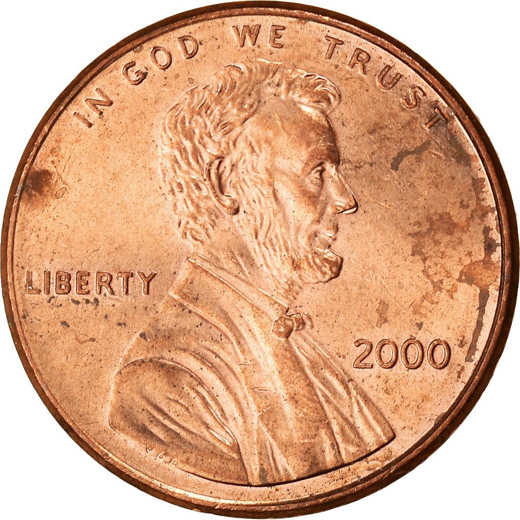 United States | American 1 Cent Coin | Lincoln Memorial | KM201b | 1983 - 2008