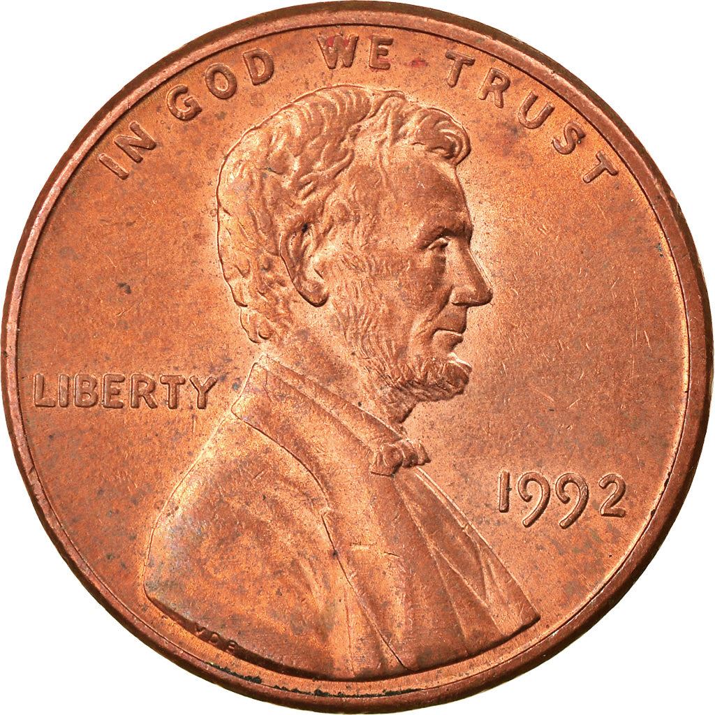 United States | American 1 Cent Coin | Lincoln Memorial | KM201b | 1983 - 2008