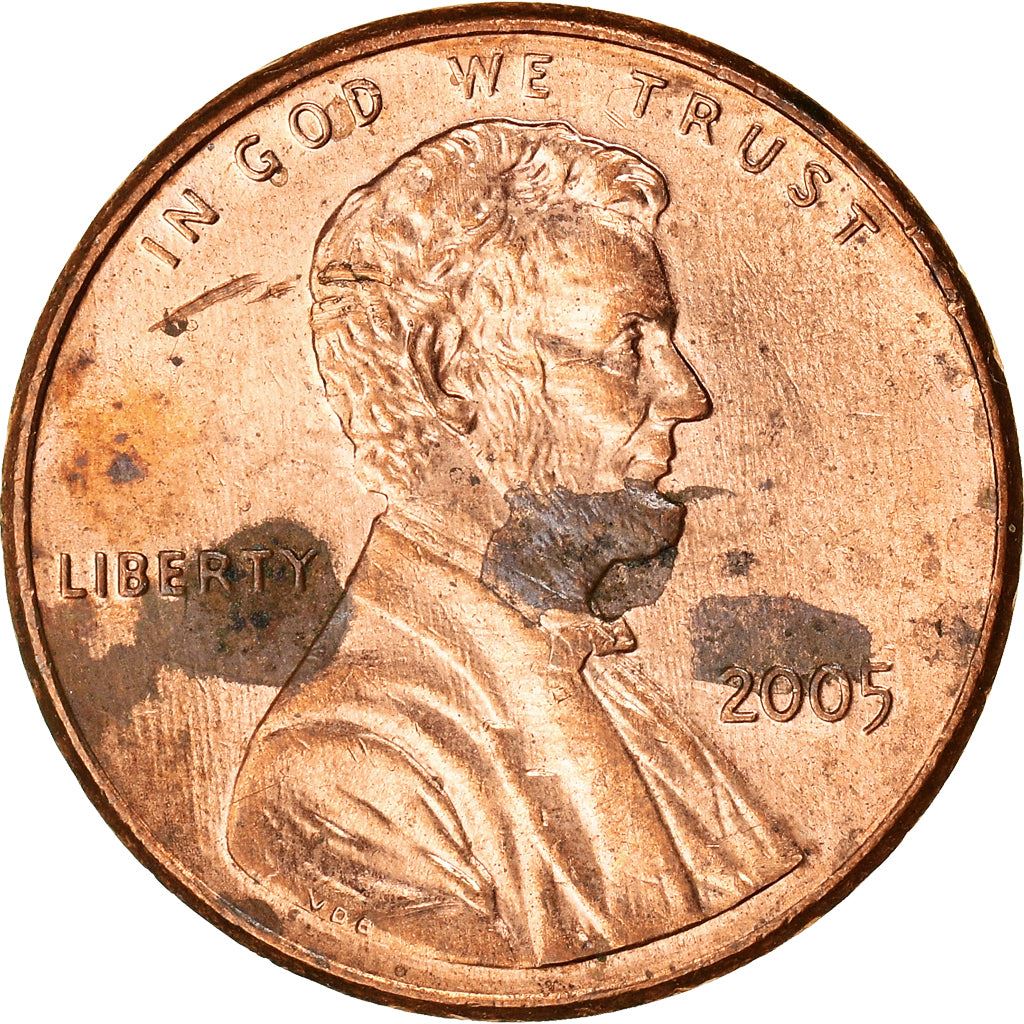 United States | American 1 Cent Coin | Lincoln Memorial | KM201b | 1983 - 2008