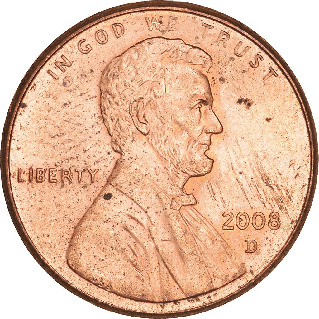 United States | American 1 Cent Coin | Lincoln Memorial | KM201b | 1983 - 2008