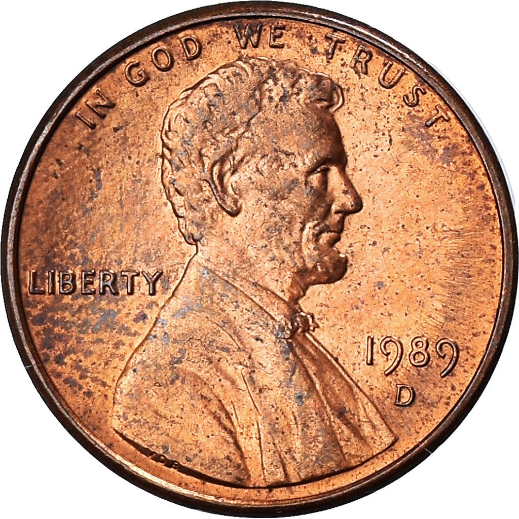 United States | American 1 Cent Coin | Lincoln Memorial | KM201b | 1983 - 2008