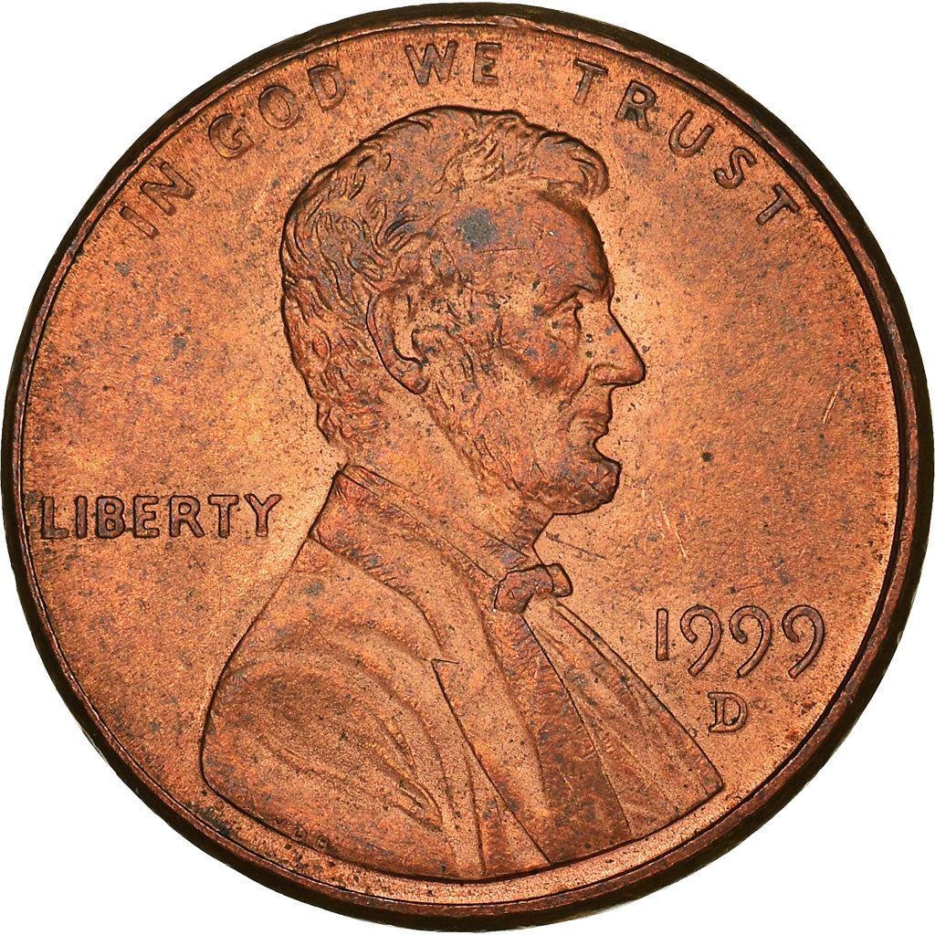 United States | American 1 Cent Coin | Lincoln Memorial | KM201b | 1983 - 2008