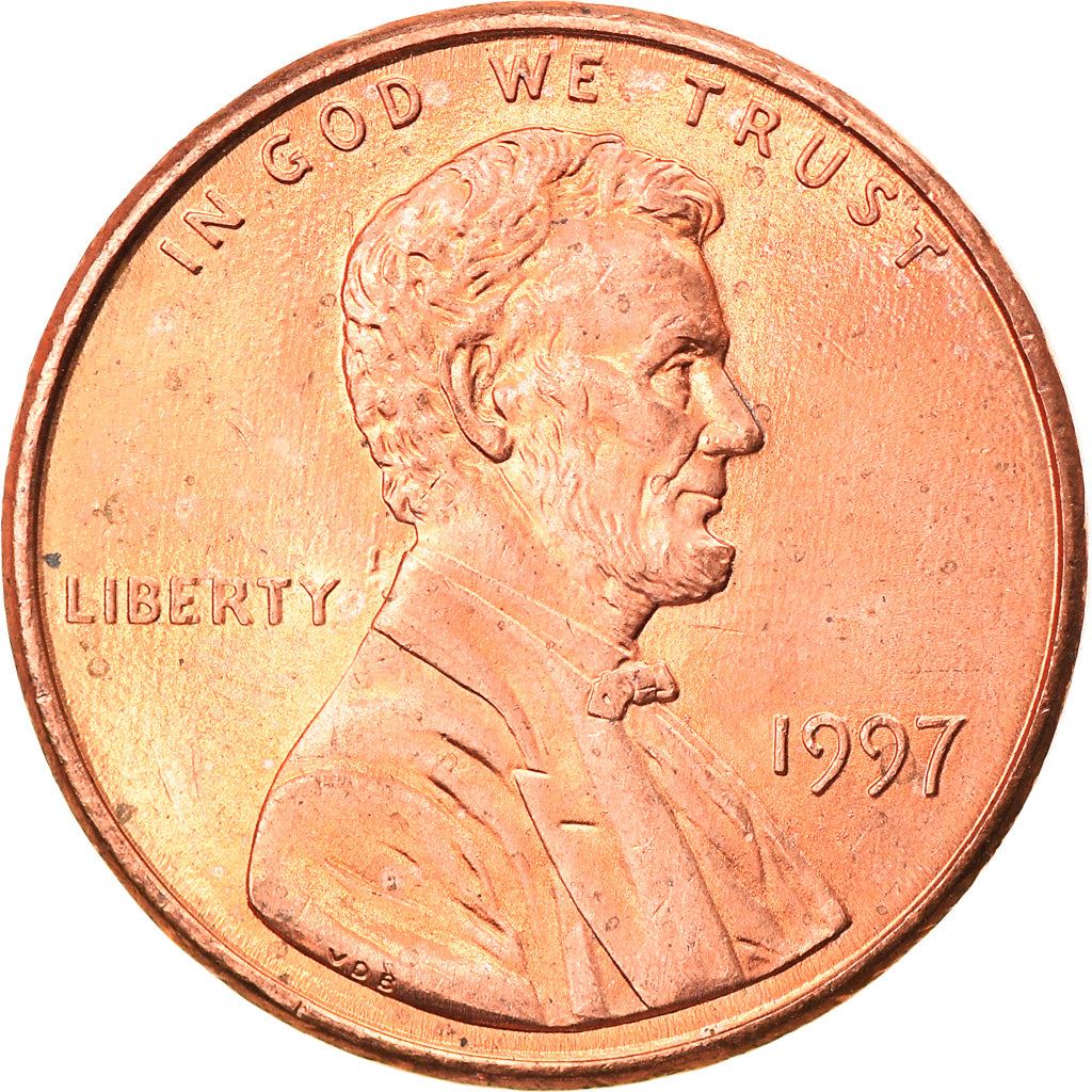 United States | American 1 Cent Coin | Lincoln Memorial | KM201b | 1983 - 2008