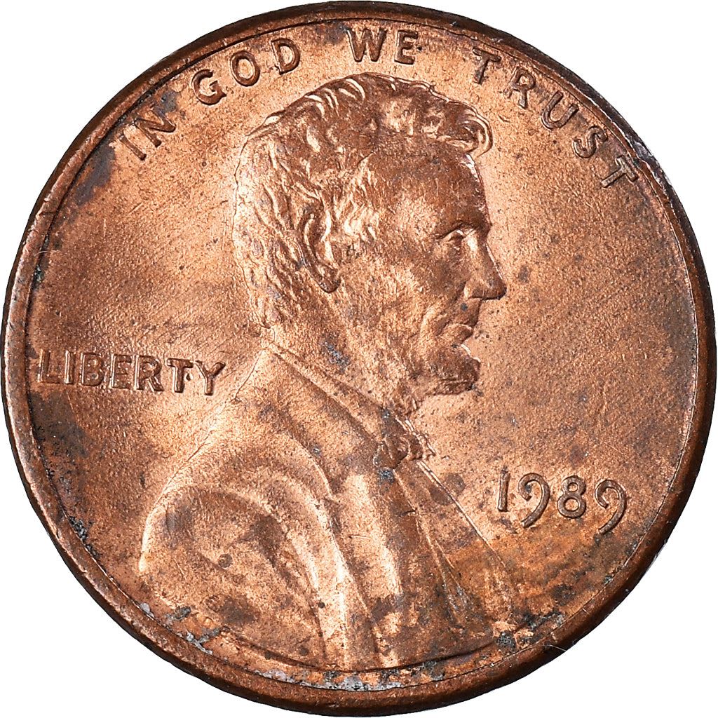 United States | American 1 Cent Coin | Lincoln Memorial | KM201b | 1983 - 2008