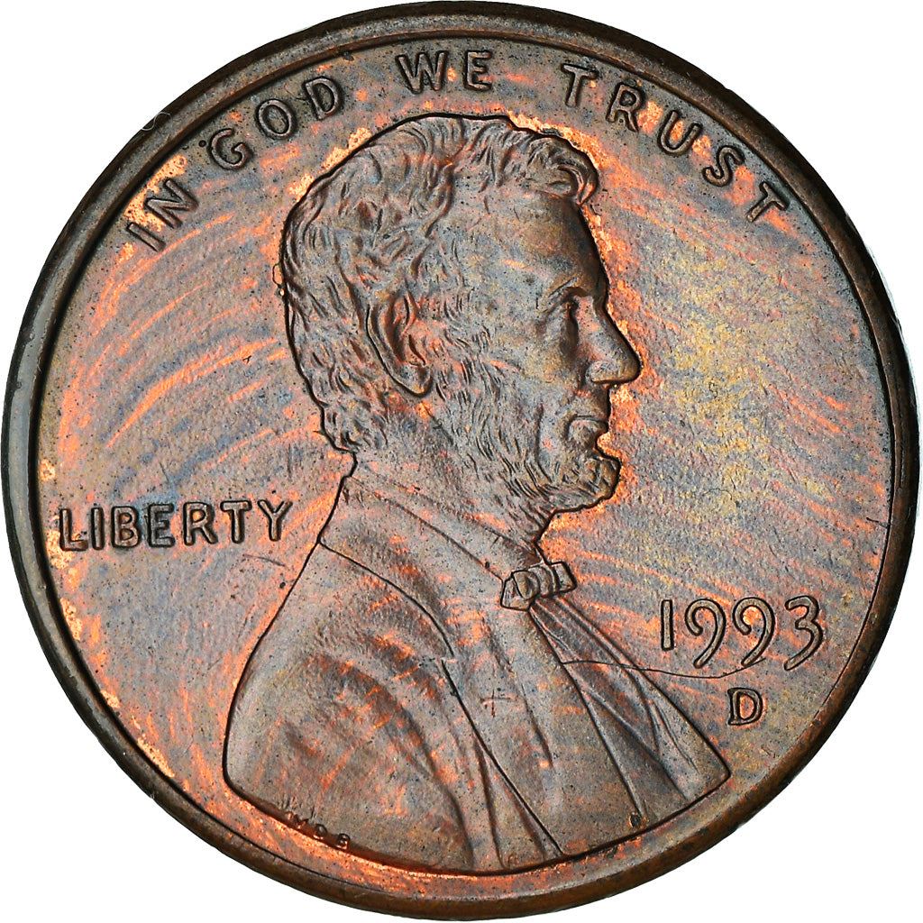 United States | American 1 Cent Coin | Lincoln Memorial | KM201b | 1983 - 2008