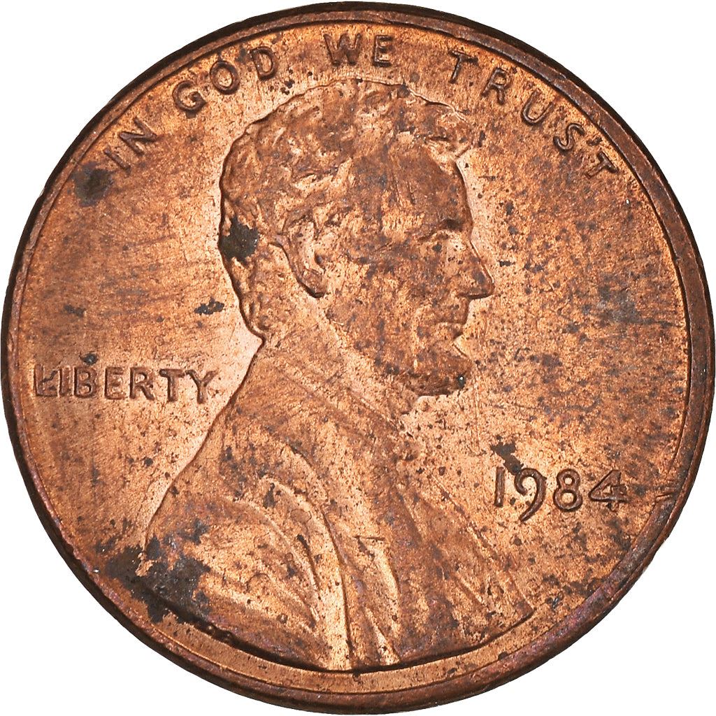 United States | American 1 Cent Coin | Lincoln Memorial | KM201b | 1983 - 2008