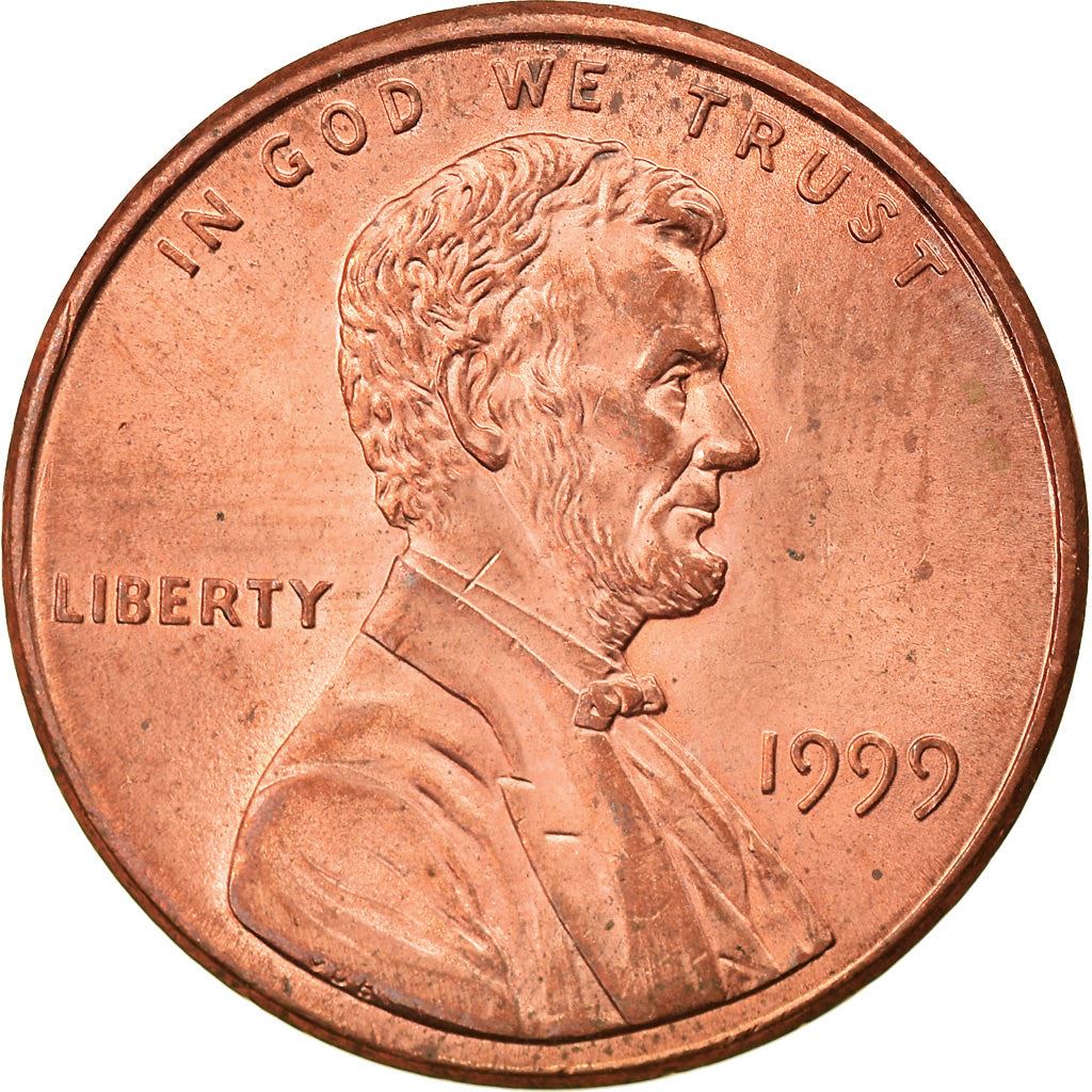 United States | American 1 Cent Coin | Lincoln Memorial | KM201b | 1983 - 2008