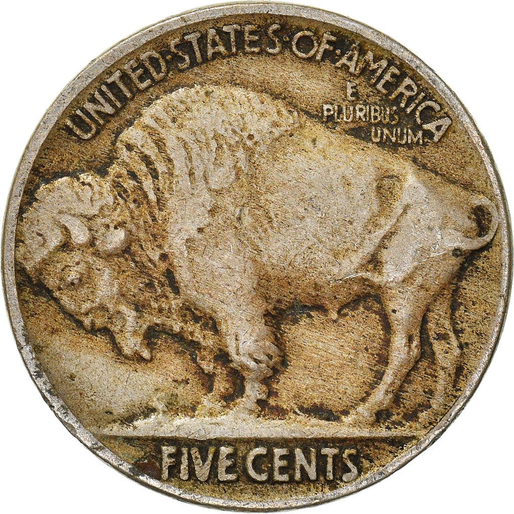 United States | American 5 Cents Coin | Cheyenne Chief | Bison | KM134 | 1913 - 1938