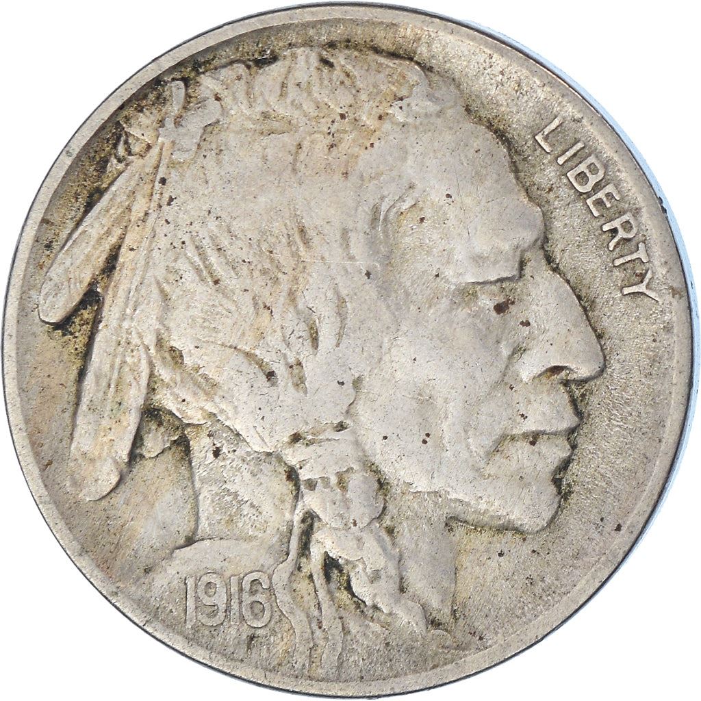 United States | American 5 Cents Coin | Cheyenne Chief | Bison | KM134 | 1913 - 1938