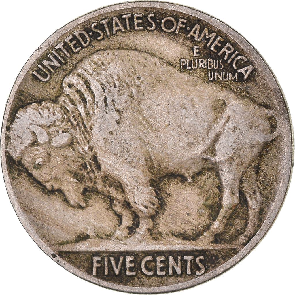 United States | American 5 Cents Coin | Cheyenne Chief | Bison | KM134 | 1913 - 1938