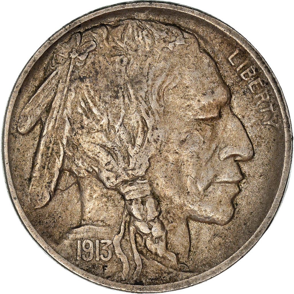 United States | American 5 Cents Coin | Cheyenne Chief | Bison | KM134 | 1913 - 1938