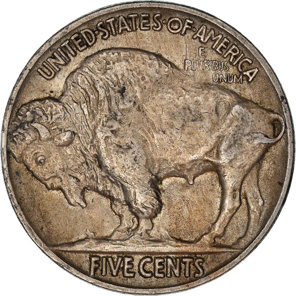 United States | American 5 Cents Coin | Cheyenne Chief | Bison | KM134 | 1913 - 1938