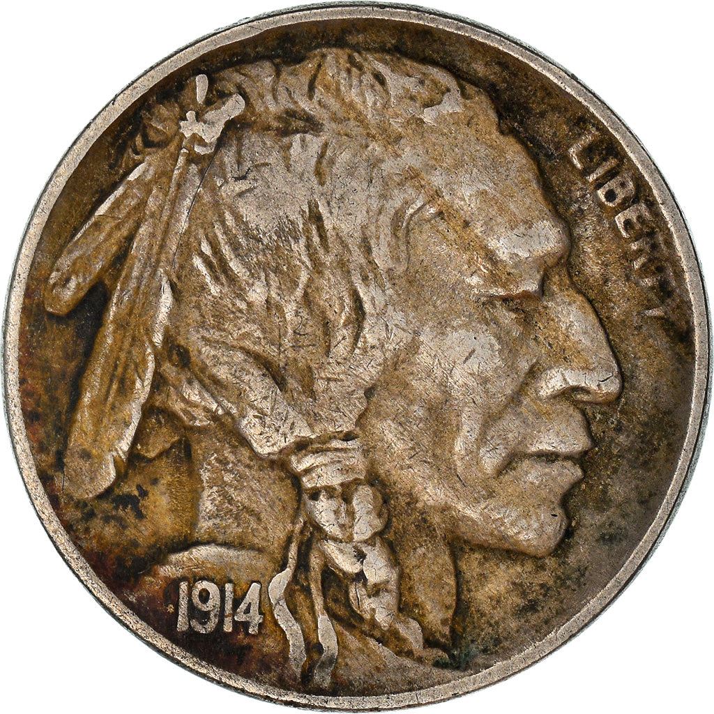 United States | American 5 Cents Coin | Cheyenne Chief | Bison | KM134 | 1913 - 1938