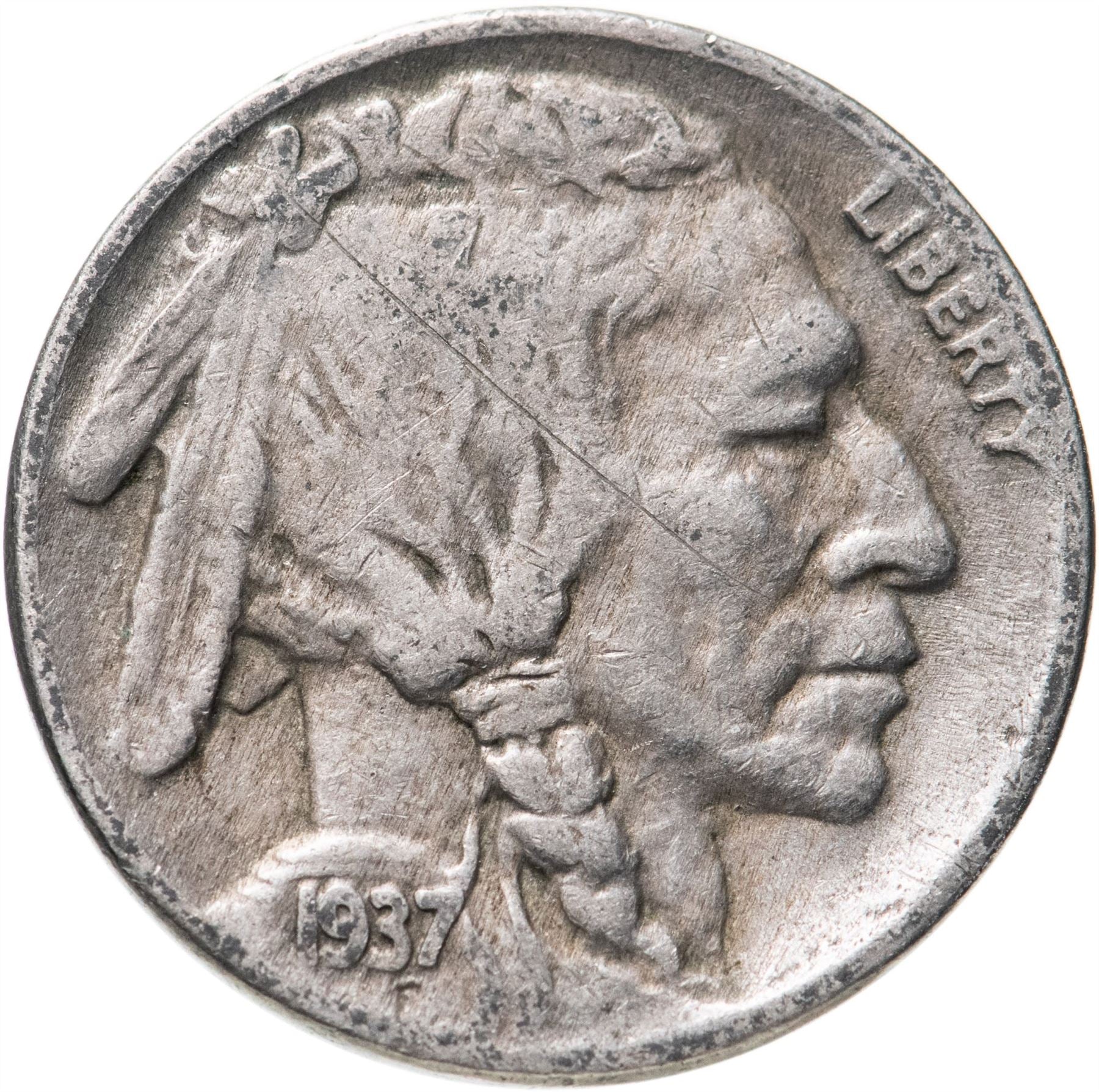 United States | American 5 Cents Coin | Cheyenne Chief | Bison | KM134 | 1913 - 1938