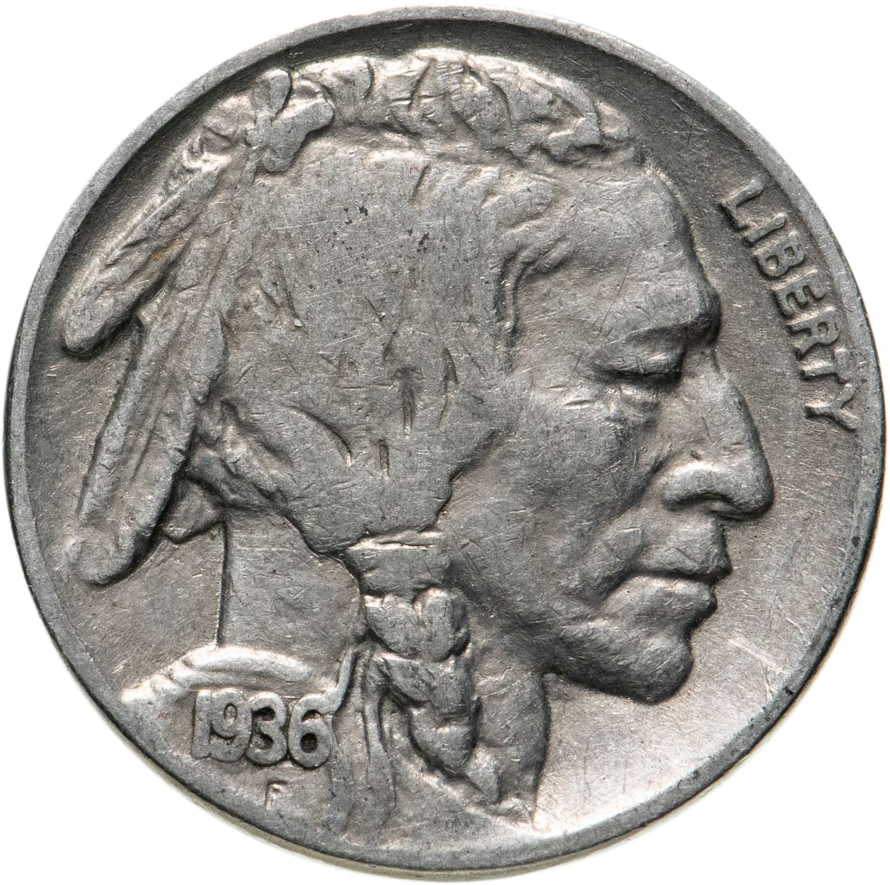 United States | American 5 Cents Coin | Cheyenne Chief | Bison | KM134 | 1913 - 1938