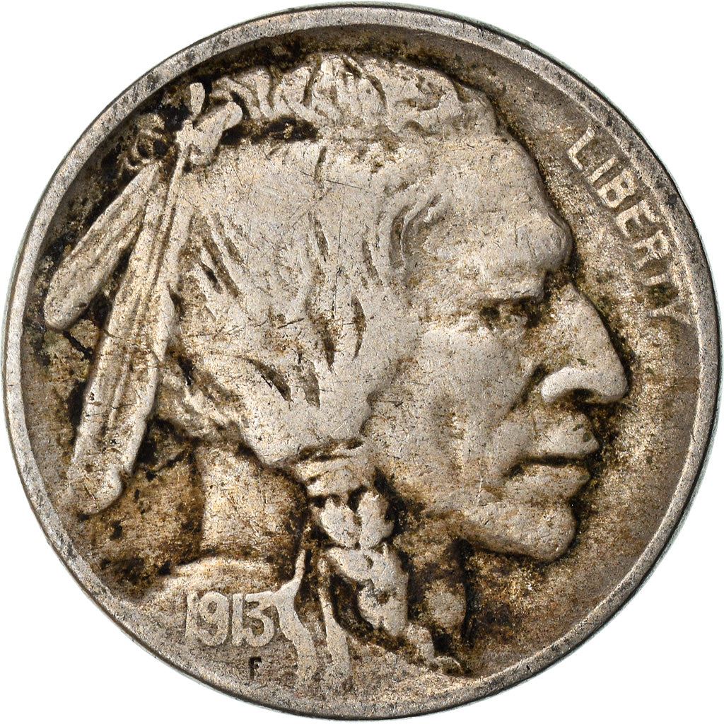 United States | American 5 Cents Coin | Cheyenne Chief | Bison | KM134 | 1913 - 1938