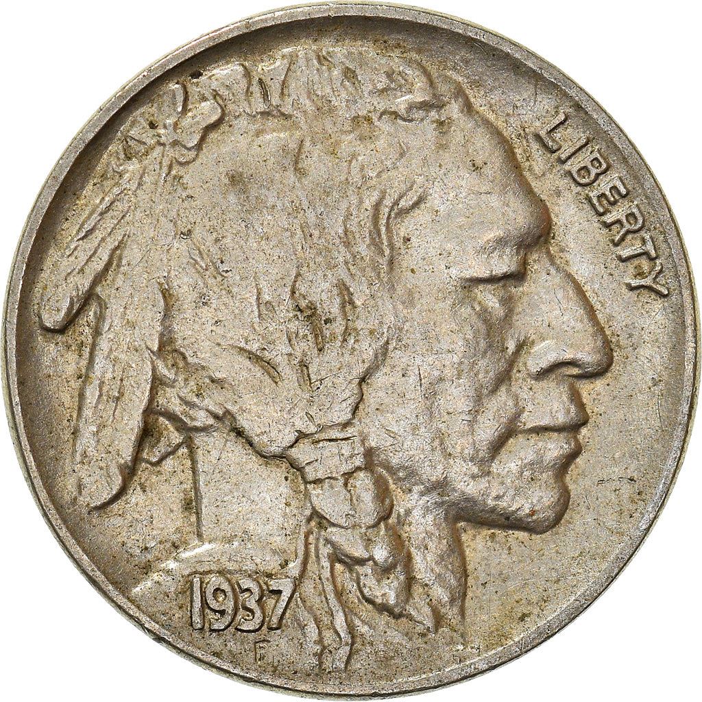 United States | American 5 Cents Coin | Cheyenne Chief | Bison | KM134 | 1913 - 1938