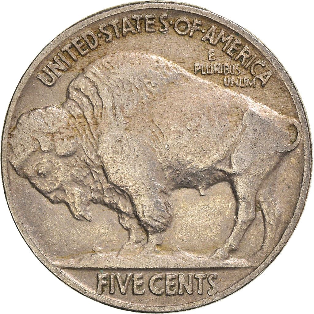 United States | American 5 Cents Coin | Cheyenne Chief | Bison | KM134 | 1913 - 1938