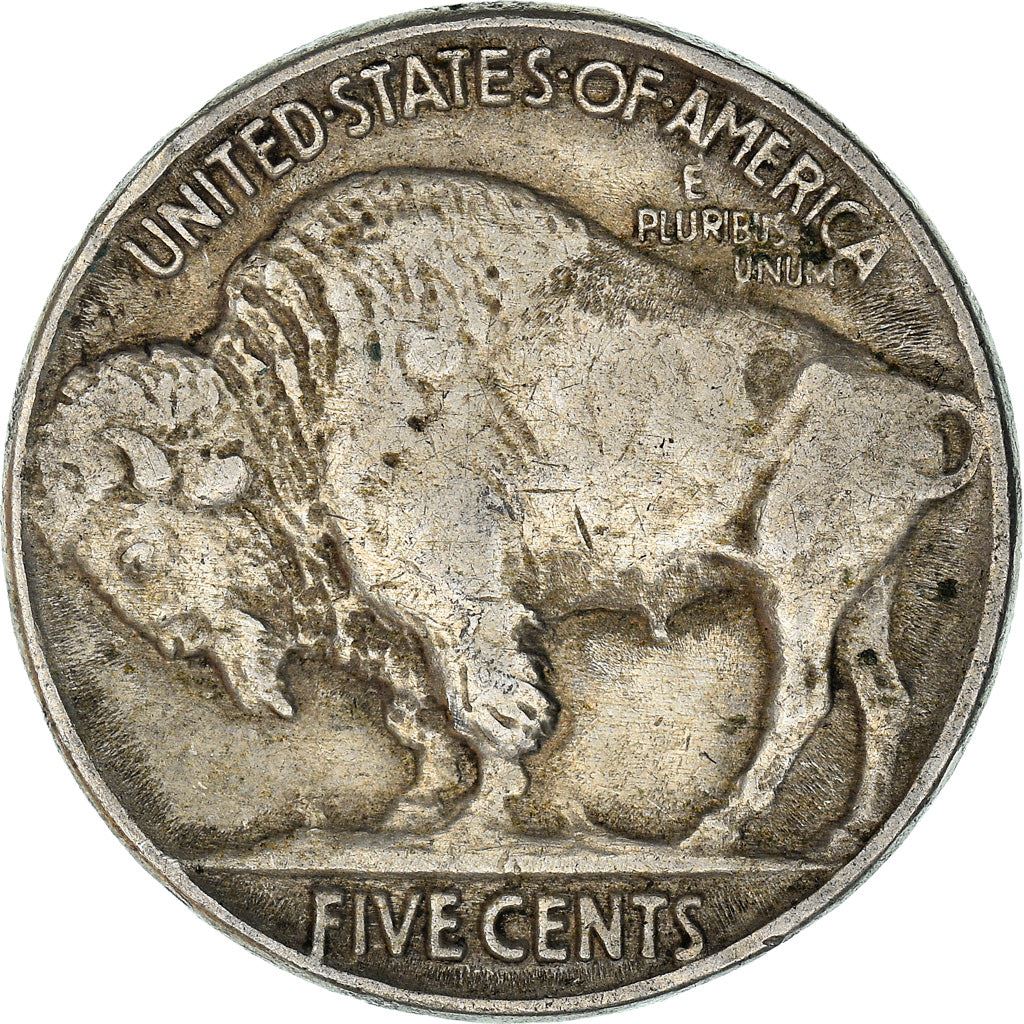 United States | American 5 Cents Coin | Cheyenne Chief | Bison | KM134 | 1913 - 1938