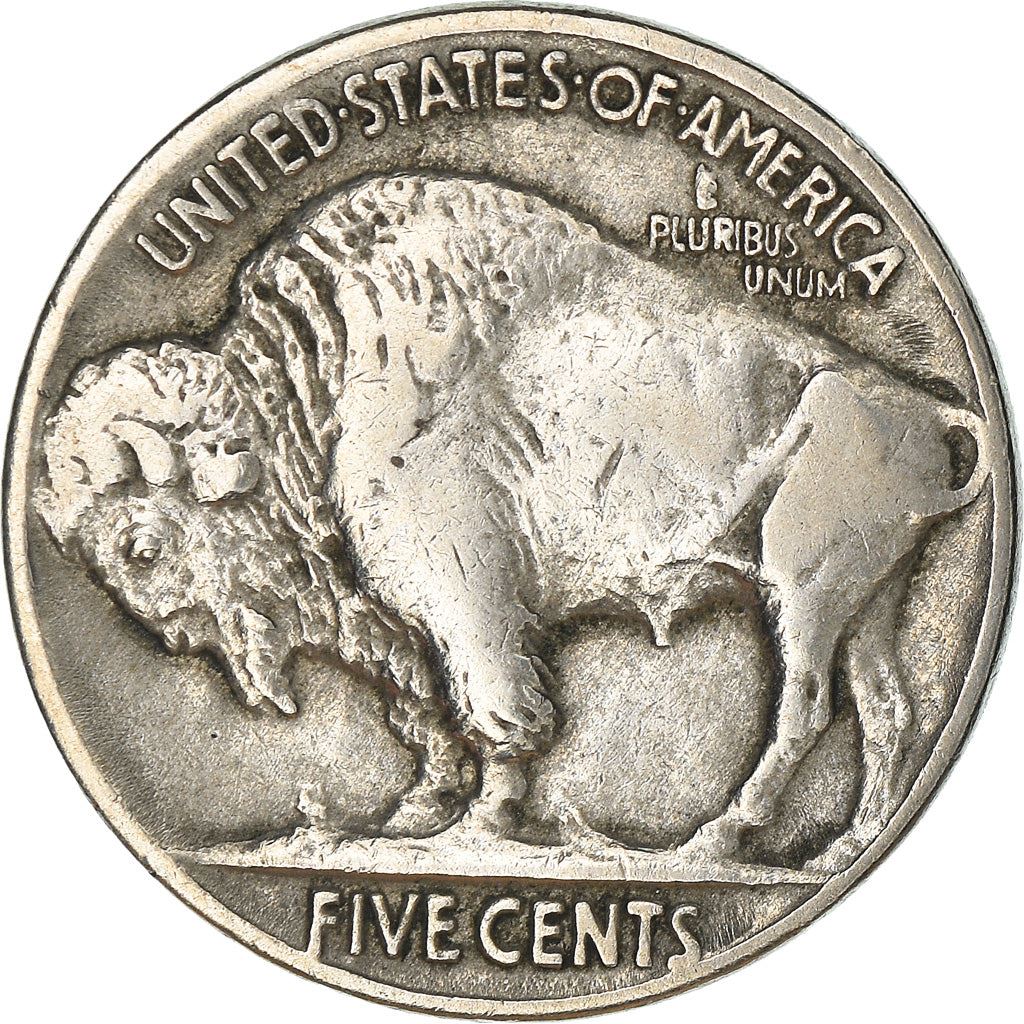 United States | American 5 Cents Coin | Cheyenne Chief | Bison | KM134 | 1913 - 1938