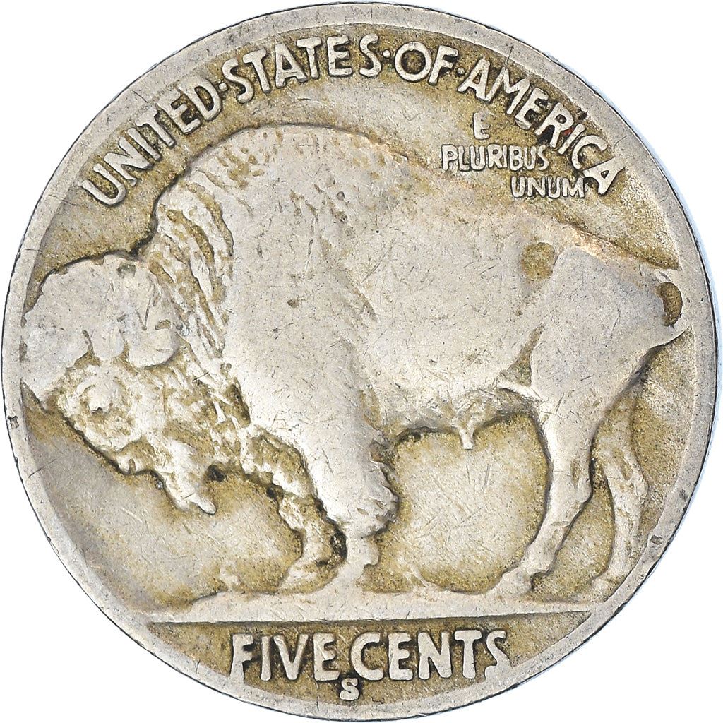 United States | American 5 Cents Coin | Cheyenne Chief | Bison | KM134 | 1913 - 1938