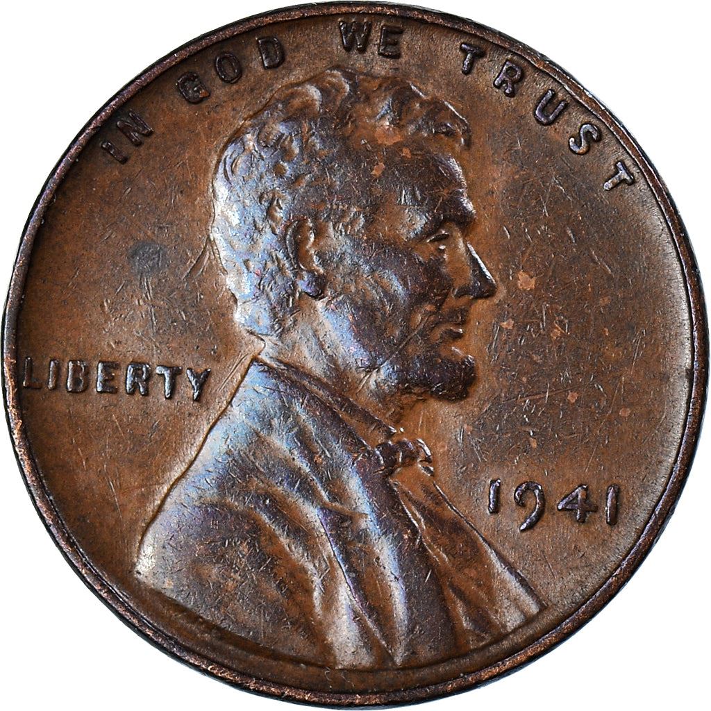 United States Coin American 1 Cent | Abraham Lincoln | Capitol Dome | KM132 | 1909 - 1958