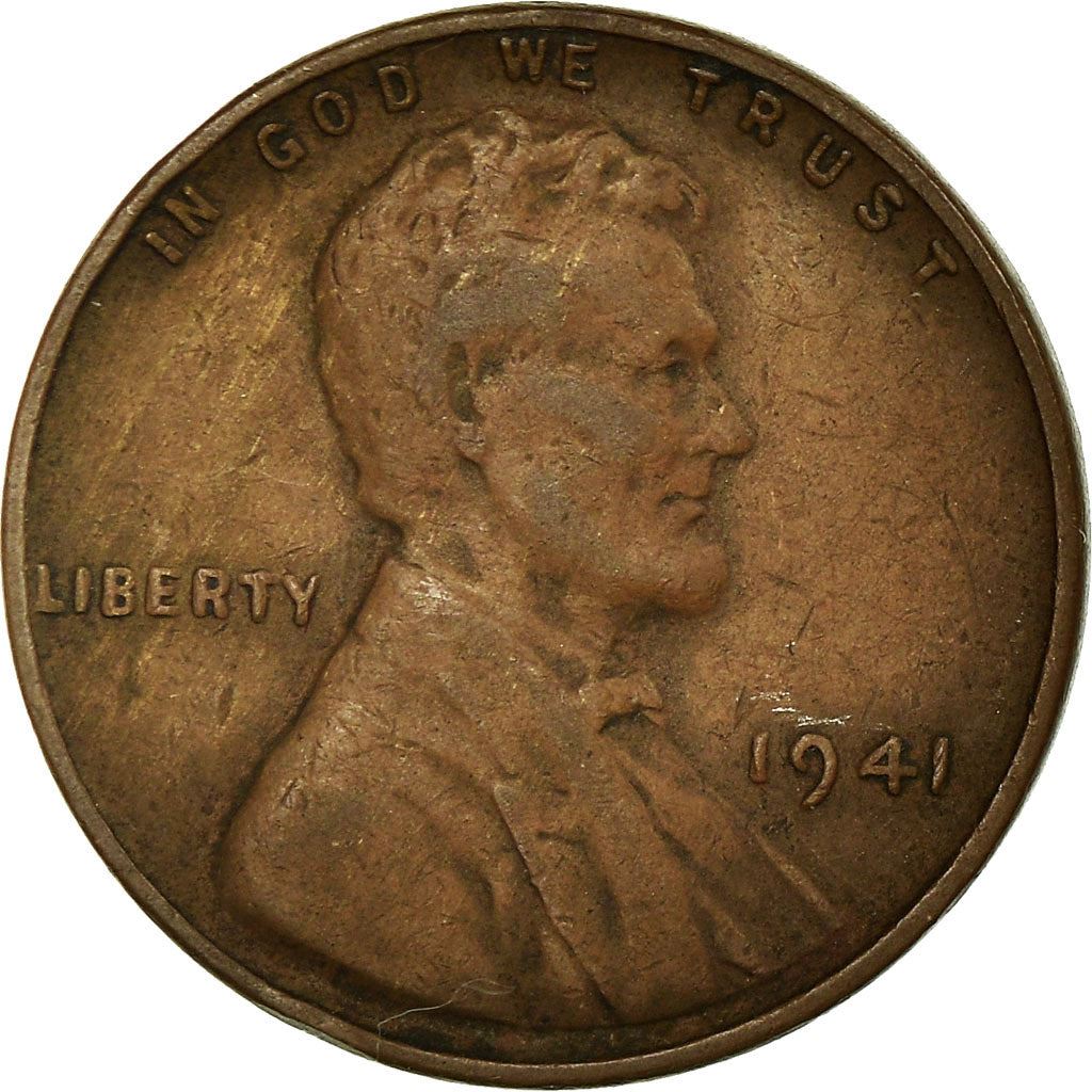 United States Coin American 1 Cent | Abraham Lincoln | Capitol Dome | KM132 | 1909 - 1958