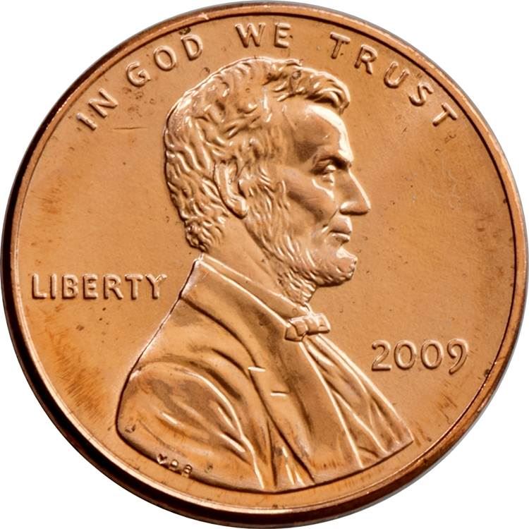 United States Coin American 1 Cent | Abraham Lincoln | Reading | KM442 | 2009