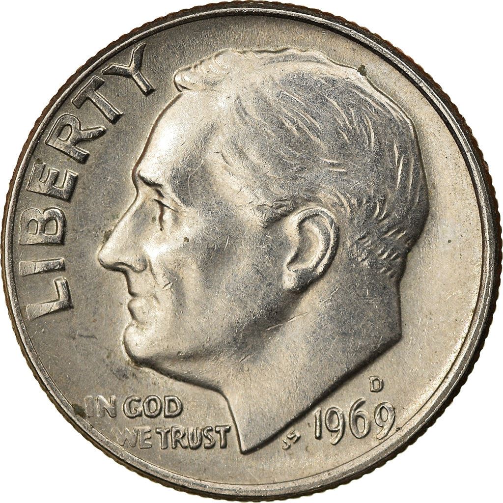 United States Coin American 1 Dime | Franklin D. Roosevelt | KM195a | 1965 - 2021