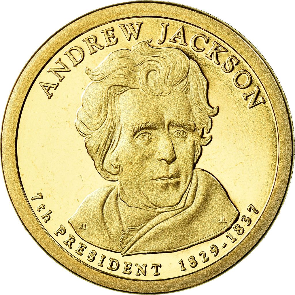 United States Coin American 1 Dollar | Andrew Jackson | Statue of Liberty | KM428 | 2008