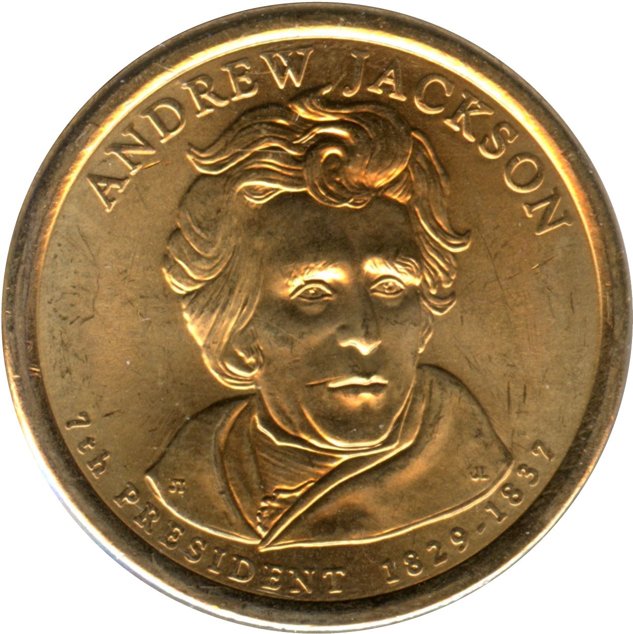 United States Coin American 1 Dollar | Andrew Jackson | Statue of Liberty | KM428 | 2008