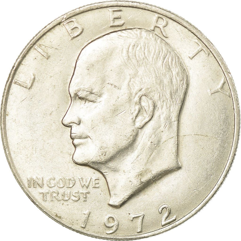 United States Coin American 1 Dollar | Dwight D. Eisenhower | Apollo 11 | KM203 | 1971 - 1978