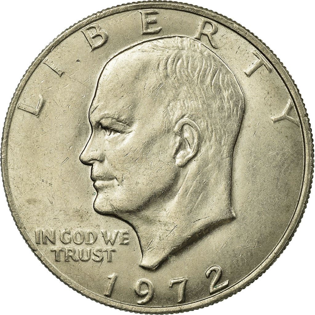 United States Coin American 1 Dollar | Dwight D. Eisenhower | Apollo 11 | KM203 | 1971 - 1978