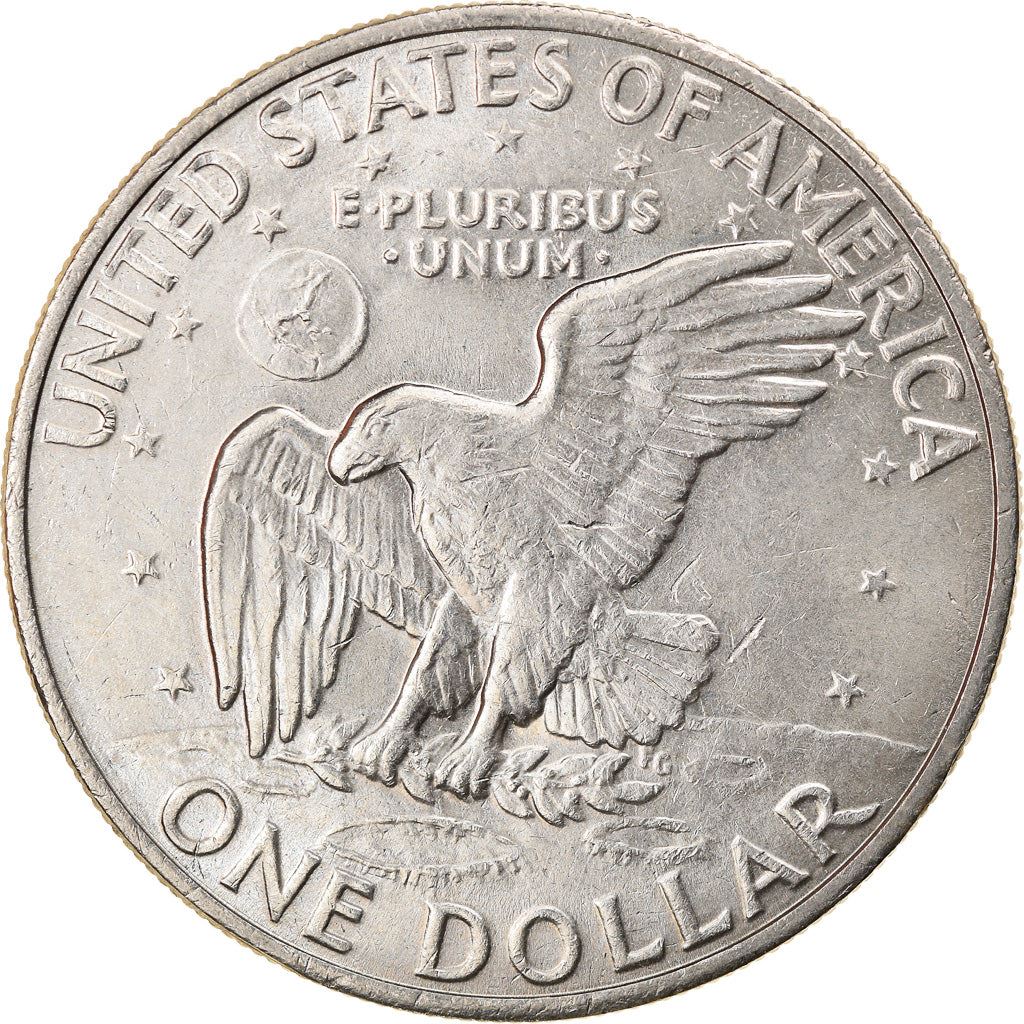 United States Coin American 1 Dollar | Dwight D. Eisenhower | Apollo 11 | KM203 | 1971 - 1978