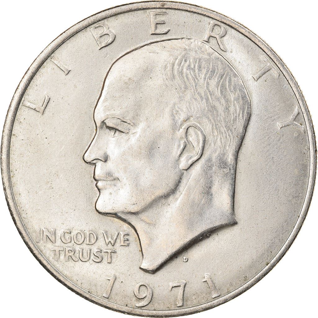 United States Coin American 1 Dollar | Dwight D. Eisenhower | Apollo 11 | KM203 | 1971 - 1978