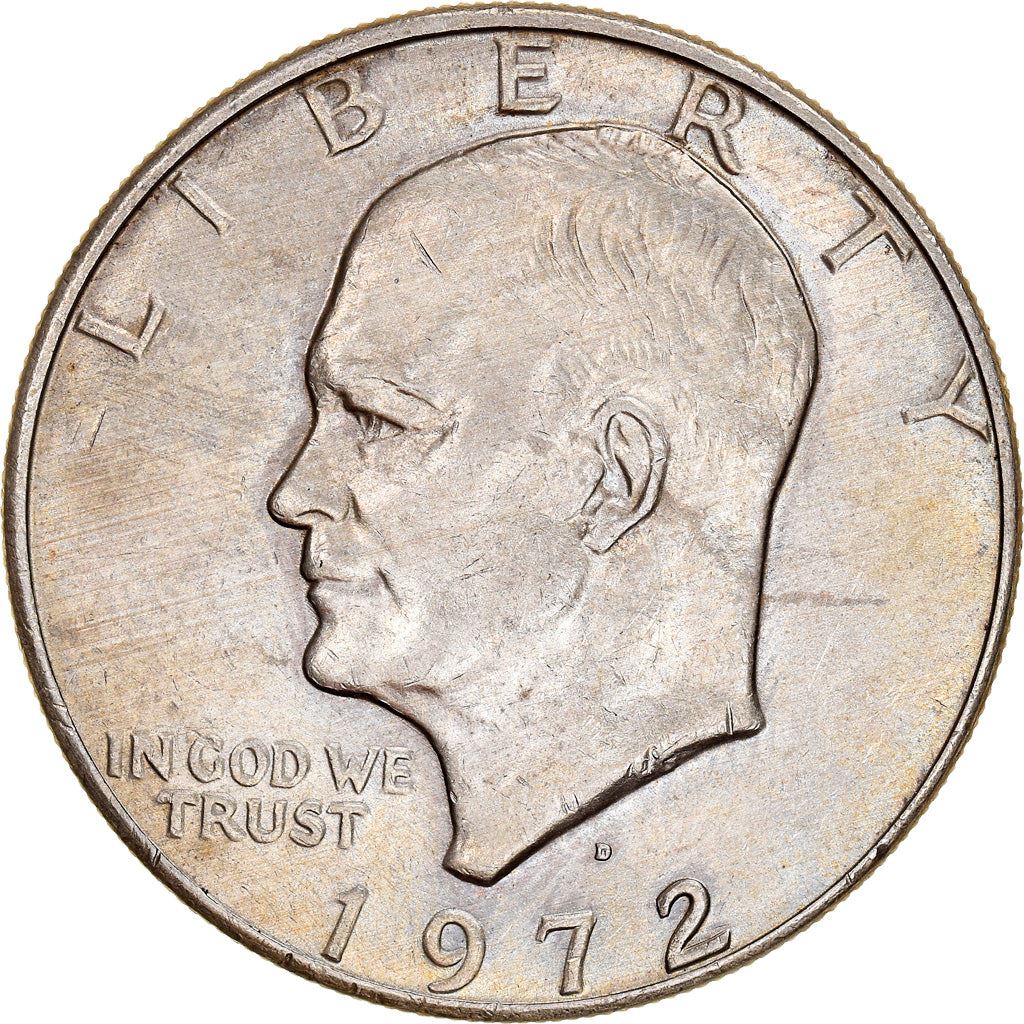 United States Coin American 1 Dollar | Dwight D. Eisenhower | Apollo 11 | KM203 | 1971 - 1978