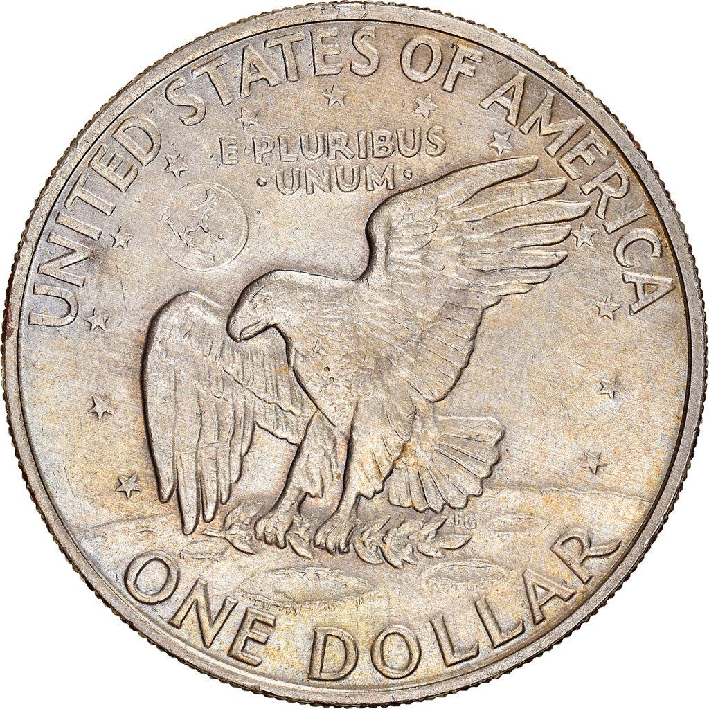 United States Coin American 1 Dollar | Dwight D. Eisenhower | Apollo 11 | KM203 | 1971 - 1978