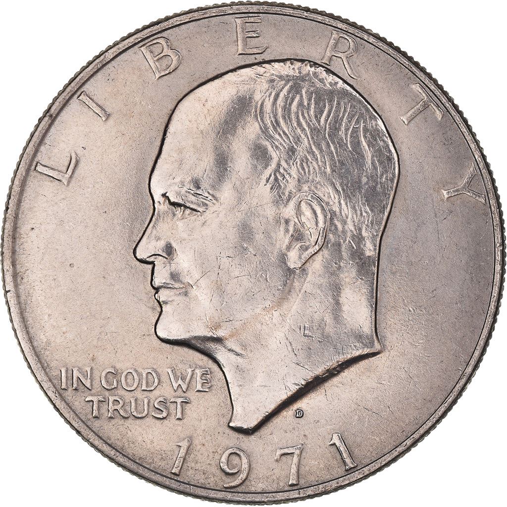 United States Coin American 1 Dollar | Dwight D. Eisenhower | Apollo 11 | KM203 | 1971 - 1978