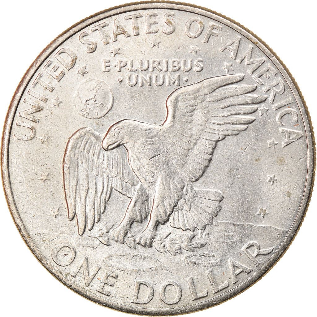 United States Coin American 1 Dollar | Dwight D. Eisenhower | Apollo 11 | KM203 | 1971 - 1978