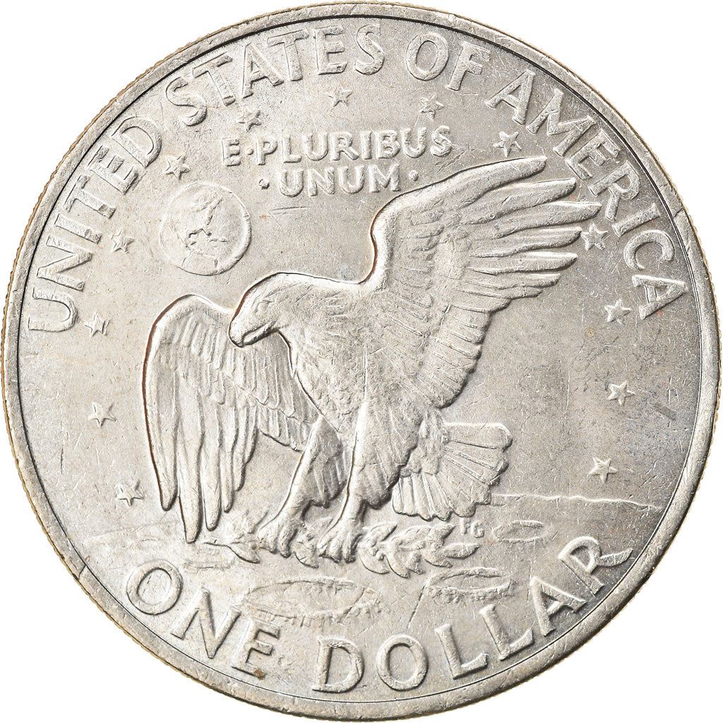 United States Coin American 1 Dollar | Dwight D. Eisenhower | Apollo 11 | KM203 | 1971 - 1978