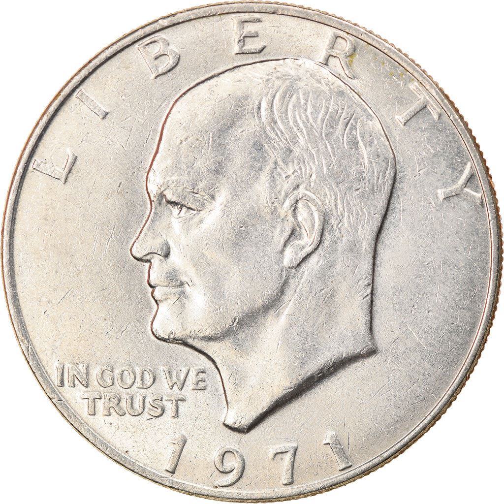 United States Coin American 1 Dollar | Dwight D. Eisenhower | Apollo 11 | KM203 | 1971 - 1978